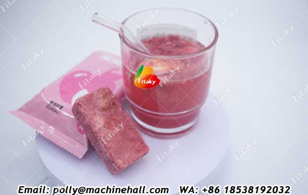 Freeze dried fruit tea