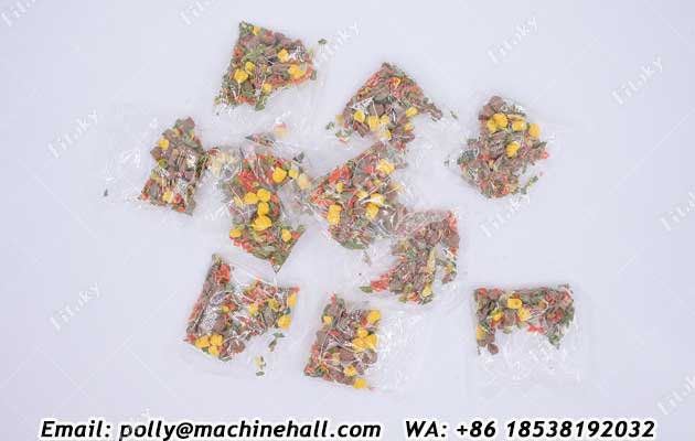 Dehydrated vegetable sachets