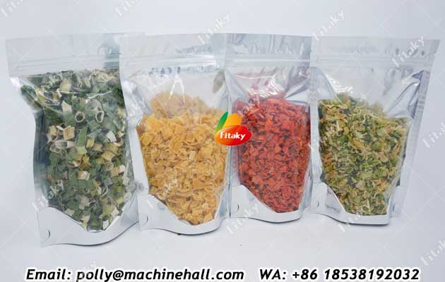 dehydrated vegetable packets