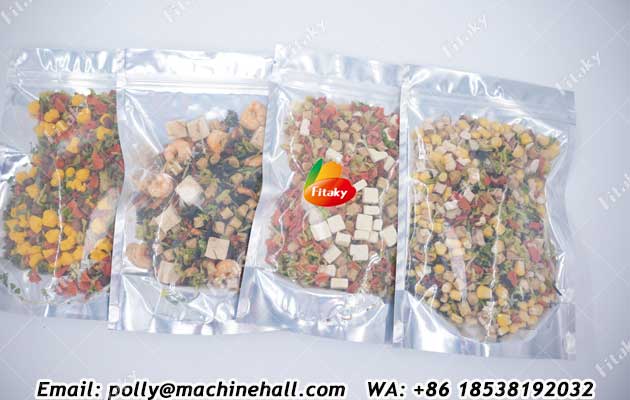 dehydrated mixed vegetable packets